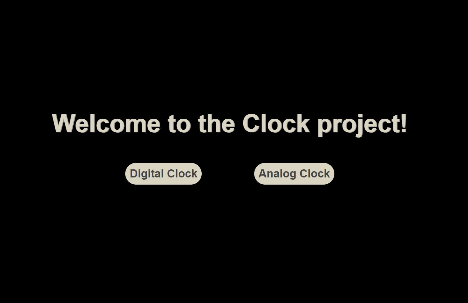 Clock Project